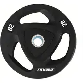 FitNord Levypaino 20 kg, Tri Grip Black