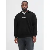Jack & Jones Soho Quarter Plus Size Kokovetoketjullinen Collegepaita