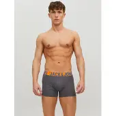 Jack & Jones Bokserishortsit 'JACCrazy' tummansininen / antrasiitti / oranssi / musta