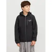 Jack & Jones Softshell-takki M. Fleecet - Noos - JJTheo - Musta - - 8 v (128) - Softshell-takit