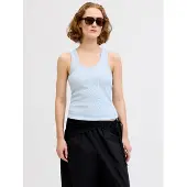 JJXX Jxfrida Sl U-Neck Top Jrs Noos - Blue - S