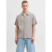 Jack & Jones Jornantucket Doubl Cloth Shirt Ss 2Pk Mp - Black - XL