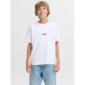 Jack & Jones Jjesoho Tee Ss Crew Neck Noos Jnr - White - 152