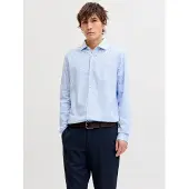 Jack & Jones Jprblaparker Detail L/S Shirt Noos - Blue - L