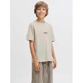 Jack & Jones Jjesoho Tee Ss Crew Neck Noos Jnr - Beige - 152