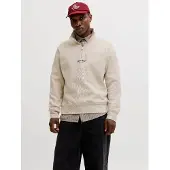 Jack & Jones Collegepaita 'JJESoho' beigenharmaa / musta