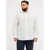 Jack & Jones Breeze Linen Plus Size Pitkähihainen Kauluspaita