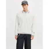 Jack & Jones Jorniagara Sweat Split Neck - White - L