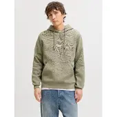 Jack & Jones Jjesoho Sweat Hood Noos - Khaki green - XXL