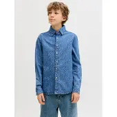 Jack & Jones Jjestanley Jjshirt At 021 Noos Jnr - Blue - 128