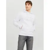 Jack & Jones Jjestar Jj Sweat Hood Noos - White - M