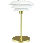 Dyberg Larsen Pöytävalaisin , DL20, himmennettävä, Kulta / messinki, Makuuhuone, Metalli, Design