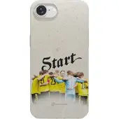 Phonecases3D iPhone 17e/16e IK Start Fibriva-suojakuori, valkoinen