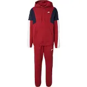 Nike Juoksupuku 'CLUB FLEECE' laivastonsininen / punainen / valkoinen