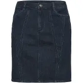 KAFFE CURVE Kcelisa Denim Skirt - Blue - 48