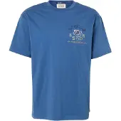 Scotch & Soda Front And Back Artwork Relaxed-Fit T-Shirt - Navy - L