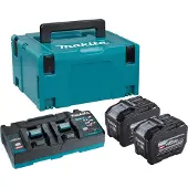 Makita Akku XGT PSKGPE2J; 40 V; 2 kpl.+ latauslaite DC40Rb