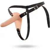 You2Toys - Strap-on vibraattori - ladattava - iho/nude
