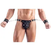 Svenjoyment Underwear Miesten stringit ja hihansuut M