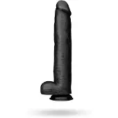 BUTTR Operation Dingo - jättikokoinen realistinen dildo - 43 cm - musta