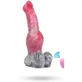Pink Alien Vibrating Dildo Monster Viby Mamthy 26 cm