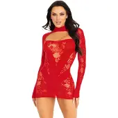 Leg avenue Seksikäs mekko Mini Dress, punainen