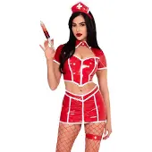 Leg avenue Red Alert Nurse Costume Red