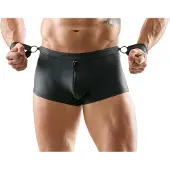 Svenjoyment Underwear Open Back Pants With Handcuffs