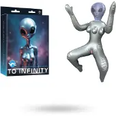 Vuxen Inflatable 3 breasted Alien Love Doll - Grey