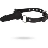 Diabolique Black Gag With Dildo
