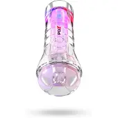 PDX Elite ViewTube XXL See-Thru EZ-Grip LED Stroker