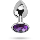 Vuxen Purple Amethyst Anal Plug S