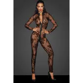 Noir Handmade F237 Long tulle overall with 3 way zipper