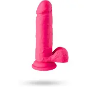 Vuxen Vibrating Dildo With Remote Pink 16,5 cm