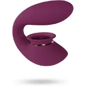 Shots Twitch 3 - Rechargeable Vibrator and Suction - Burgundy