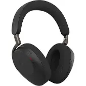 Jabra Evolve3 85 MS -headset, USB-C, langaton latausalusta, musta
