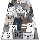 Rugsx Matto FUN Pets monivärinen, 280x370 cm