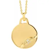 Secrecy Collier - Salaisuus - P7211CDAWWC93 - Sterling-hopea - Kristalli - Kulta väri