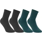 Urberg Unisex Merino Wool Ribb Sock 2p Black Beauty Arkisukat Black Beauty 40-43