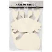 Creativ Company Wooden Sea Animals Crab and Whale 2pcs.