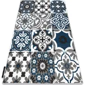 Rugsx Alfombra ALTER Porto flores azul 160x220 cm