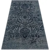Rugsx Matto Villa JADE 45008/903 Ornamentti tummansininen / sininen, 67x130 cm