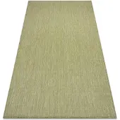 Rugsx Alfombra sisal SION A5165A Mezcla Tejido plano verde 60x100 cm