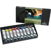 Rembrandt KARTONKIOSKI 10 PUTKILON 40 ML ACRYLIKKI