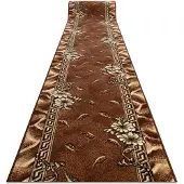 Rugsx Alfombra de pasillo BCF TRIO marrón 70 cm 70x450 cm