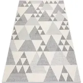 Rugsx Alfombra SPRING 20409662 Sisal triángulos, bucle - creme 200x290 cm