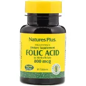 NaturesPlus Foolihappo 800 mcg - 90 tablettia