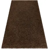 Rugsx Alfombra SOFFI shaggy 5cm marrón 120x170 cm
