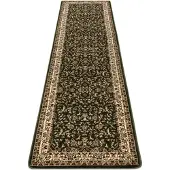 Rugsx Alfombra, alfombra de pasillo ROYAL ADR modelo 1745 verde - entrada, pasillo 70x250 cm