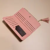 MaxPower Naisnahkalompakko Naisille Korttitaskuilla